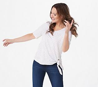 Leopard Print Knit Top, Size 2X J8903