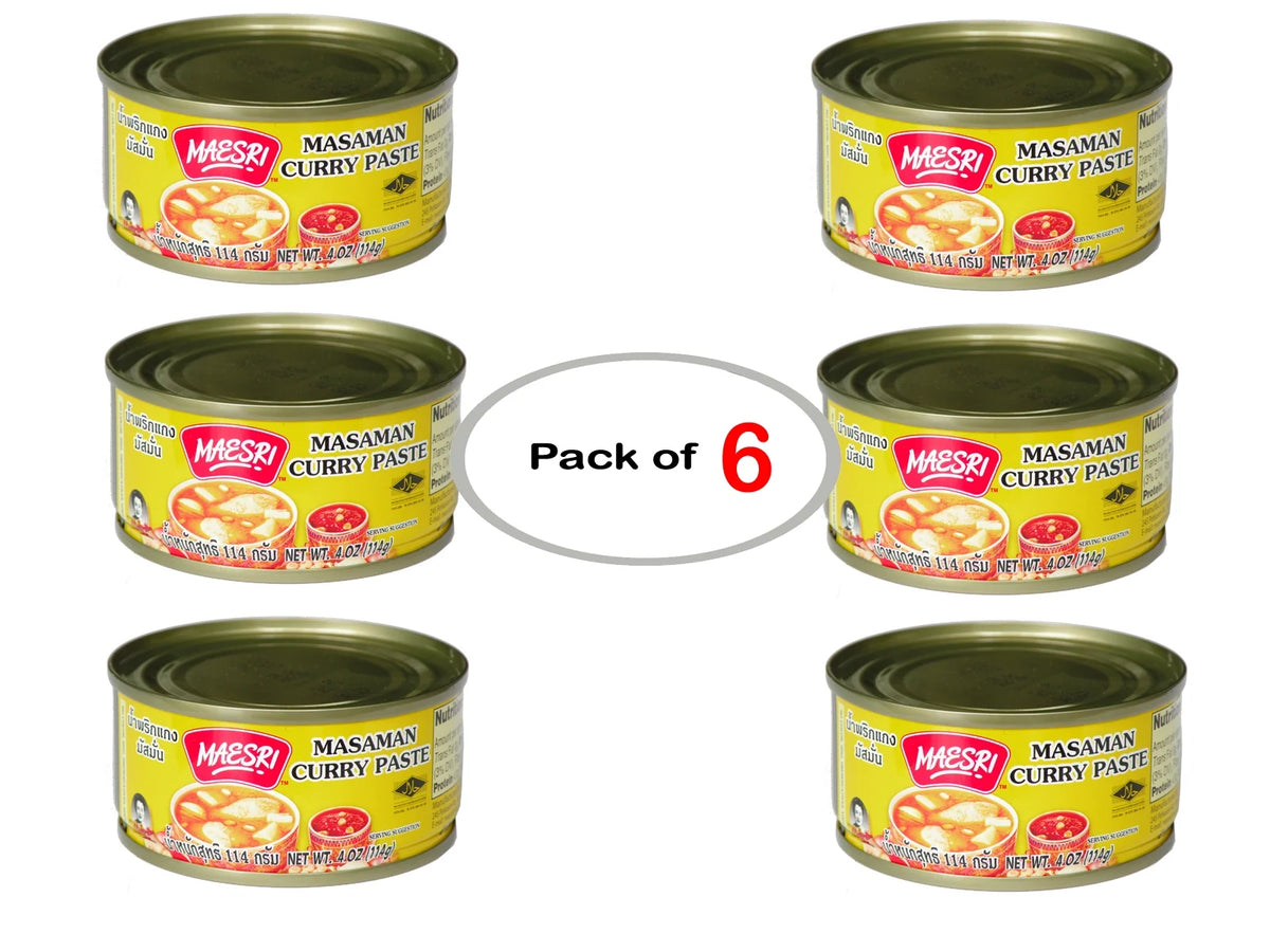 Massaman Curry Paste, 4 oz / 114 g (Pack of 6) O320