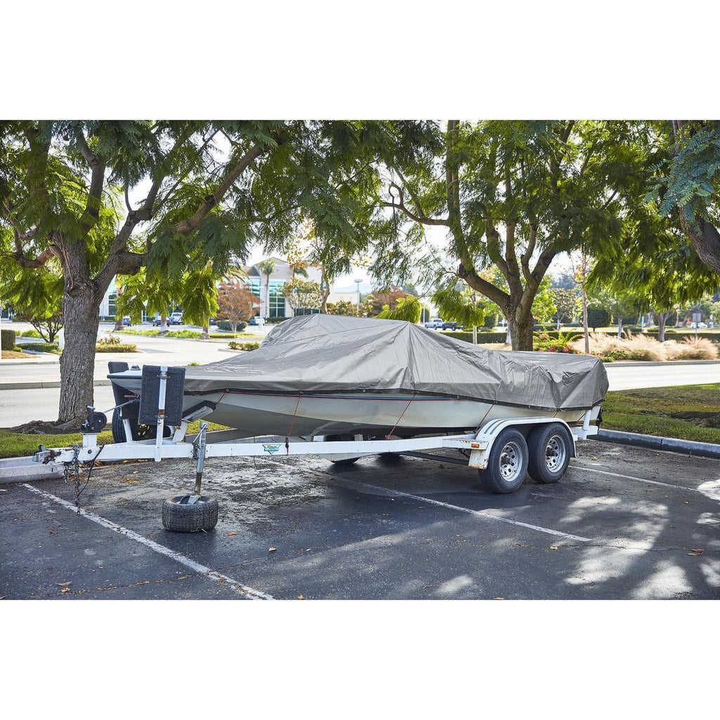 20 ft. x 30 ft. Silver and Black Weather-Resistant Tarp Z72796