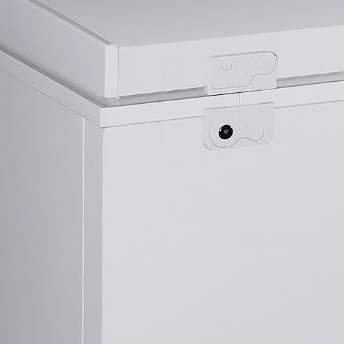 White Chest Deep Freezer with Storage Basket U6333