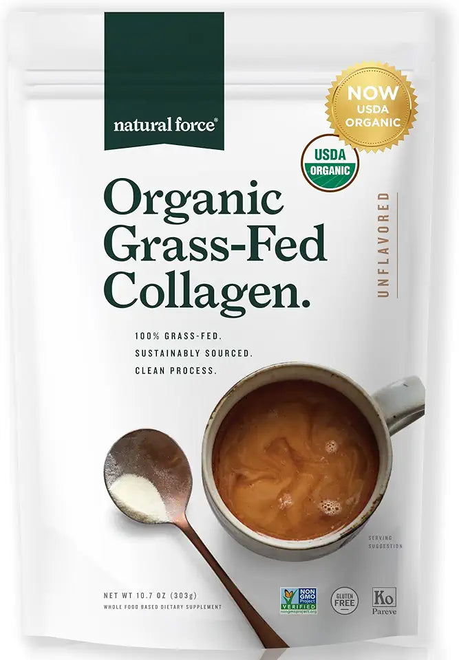 Organic Hydrolyzed Collagen Peptides Powder, Unflavored, 10.7oz F87710