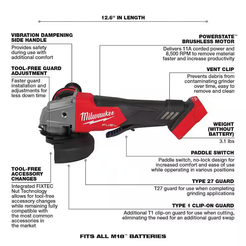 18V Lithium-Ion Brushless Cordless Combo Kit with 5.0 Ah Batteries 7-Tool & Cordless Blower R457