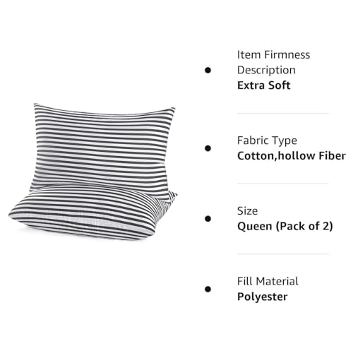 King Size Down Alternative Microfiber Pillows 2 Pack U442761