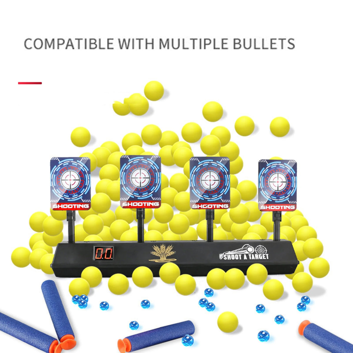 4 Targets LED Light Shooting Targets with Auto Reset L508