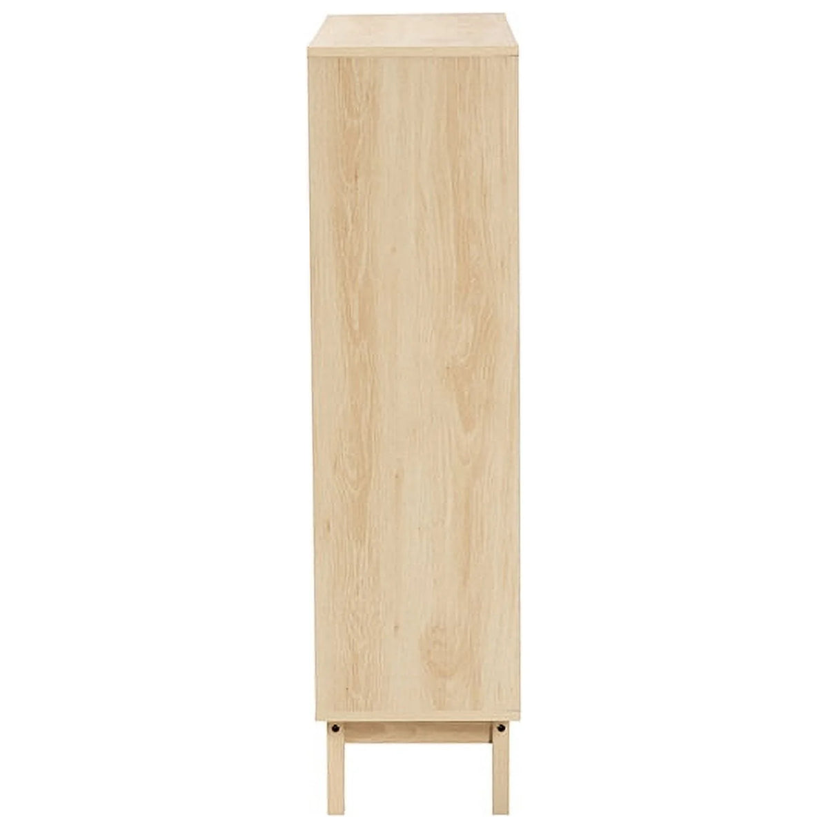 Oak Brown Finished Wood Bookshelf Z699